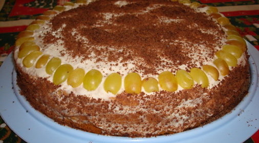 Сметанно-ореховый торт