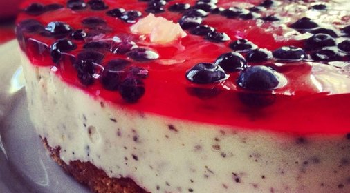 Торт с мятным суфле и лимонной нотой