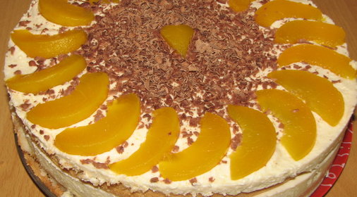 Торт Персиковое чудо