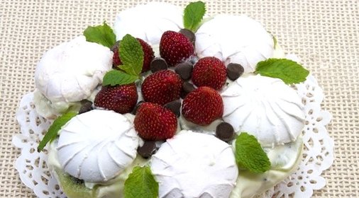 Торт из зефира без выпечки