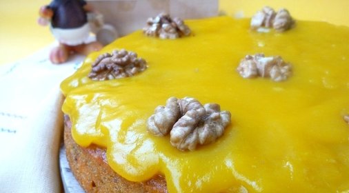 Морковный торт-пирог в пост и круглый год