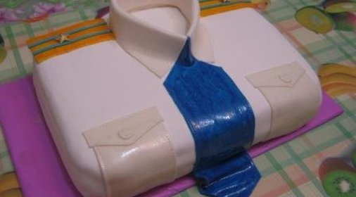 Торт Рубашка (МК украшения)