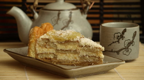 Торт Ананасово-кокосовый
