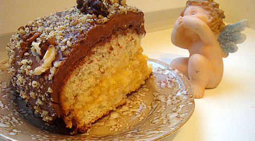 Бисквитный торт Искушение Адама