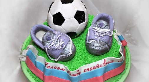 Торт Юному футболисту + фото-галерея медовиков