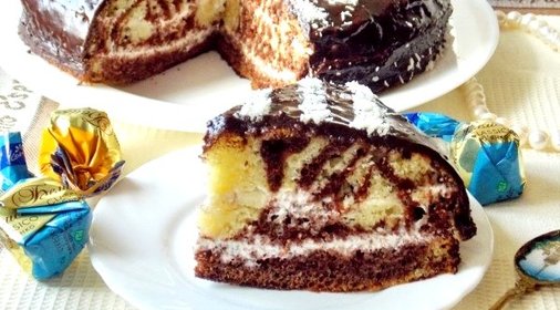 Торт «Зебра»