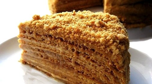 Медовик с шоколадной крошкой