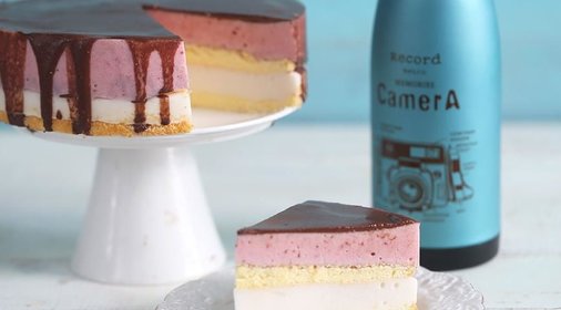 ДИЕТИЧЕСКИЙ ТОРТ ПТИЧЬЕ МОЛОКО С КЛУБНИЧНЫМ СУФЛЕ