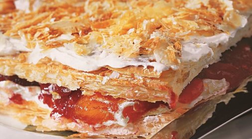 Сливовый торт Наполеон