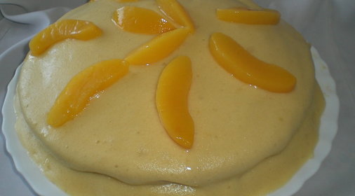 Постный фруктовый торт