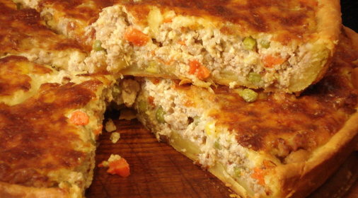 Фаршно-сметанный торт