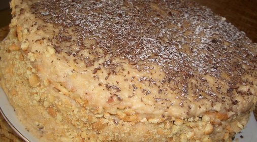 Торт Любимый с яблочным кремом