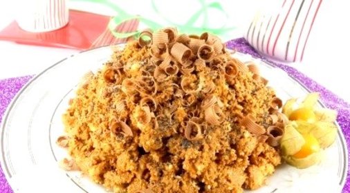 Муравейник без выпечки с печеньем