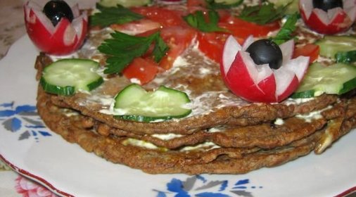 Печеночный торт