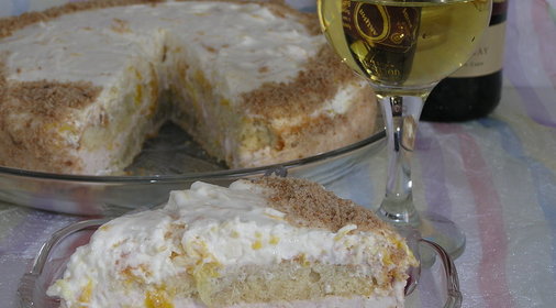 Торт «Любовь к трем апельсинам…и бананам с клубникой»… Угощение к ДНЮ ПОБЕДЫ!!!