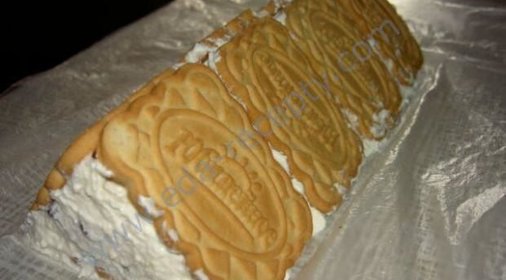 Торт Творожный домик из печенья и творога