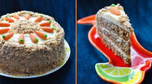 Английский морковный торт