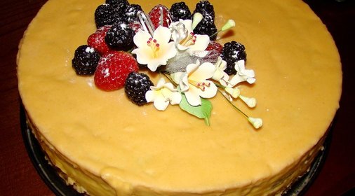 Торт-суфле «для Тоже Женщин к 8 Марта» :)