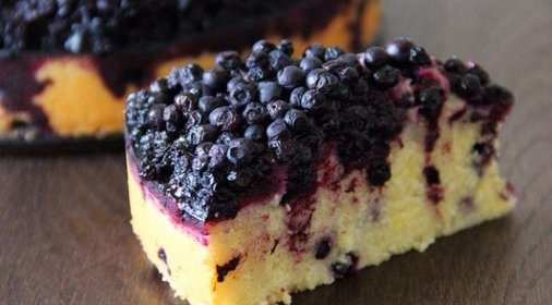 Тосканский пирог с черникой