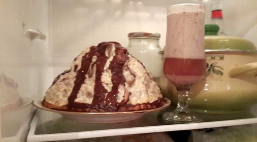 Торт «Панчо» с фруктами и орехами