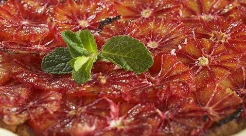 Пирог с красными апельсинами