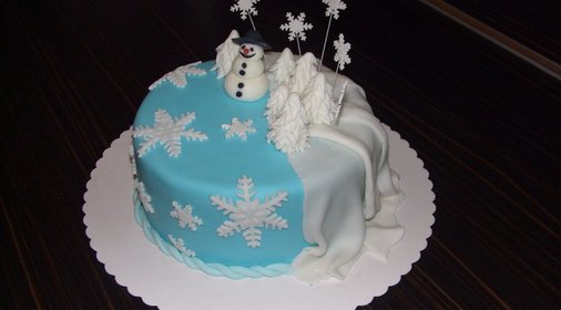 Торт Зимняя сказка