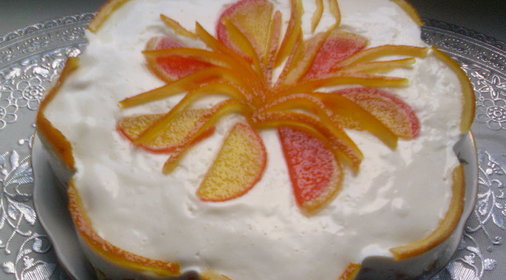 Торт-суфле АПЕЛЬСИНОВЫЙ ОСТРОВ