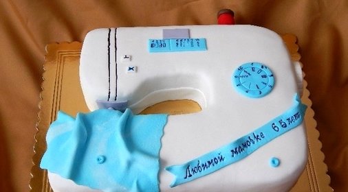 Торт Швейная машинка