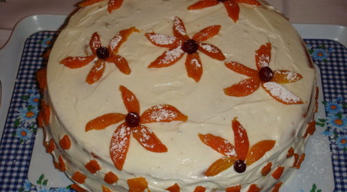 торт с курагой НАСЛАЖДЕНИЕ