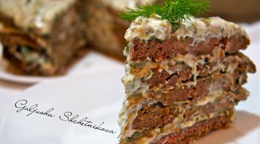 Печеночный торт