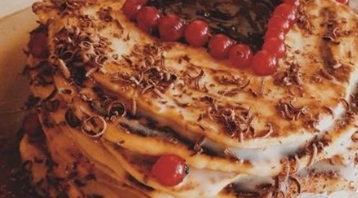 Торт Сладкая нежность (без выпечки)