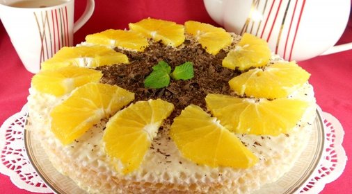 Торт из готовых вафельных коржей с кокосовым кремом