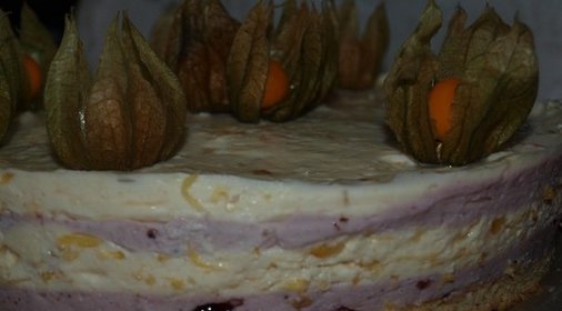 Торт с ягодно-цитрусовой нотой