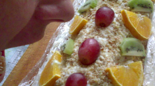 Тортик Фруктовая вкусняшка (ленивый)