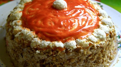 песочный торт- привет из детства(рецепт без яиц)