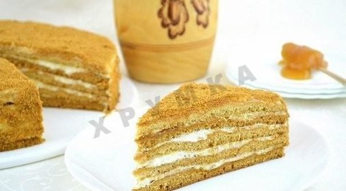 Торт Медовик со сметанно-сливочным кремом