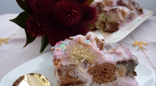 Сметанный торт Лохматенький (С праздником нас,девочки;)