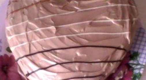 Быстрый торт со сливочно-шоколадным кремом