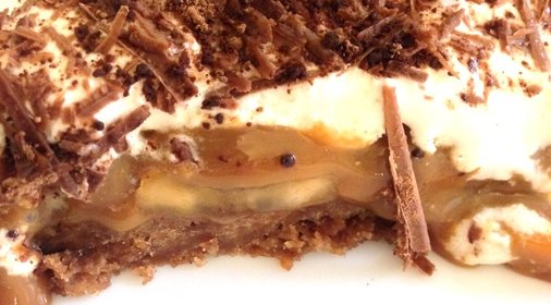 Английский банановый торт