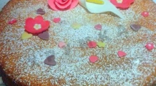 Миндально-яблочный торт