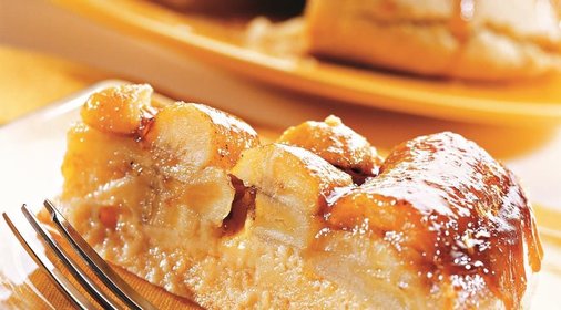 Карамельно-банановый торт