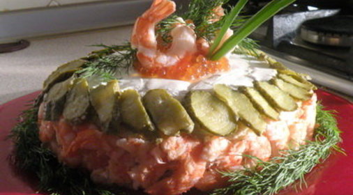 Блинный торт Золото партии