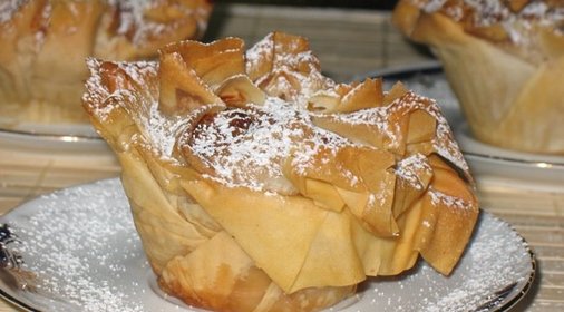 Ореховые тортики по гречески (Tartes karidion)