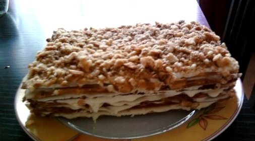 Торт вафельный