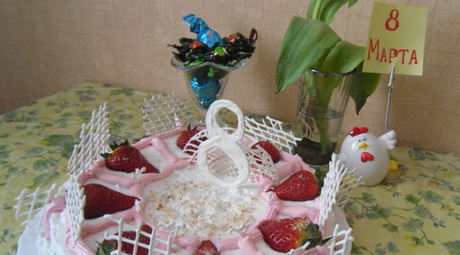 Торт Нежность или Всем женщинам посвещается