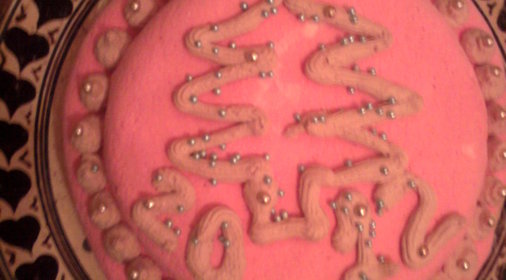 Торт Новогодний с мастикой