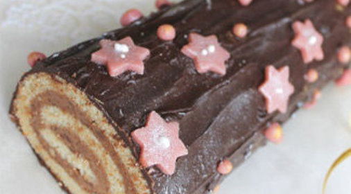 Торт-полено Рождественская сказка