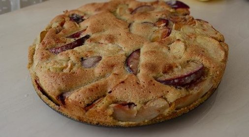 Яблочно-сливовая неШарлотка