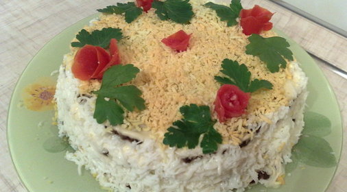 Печеночный тортик