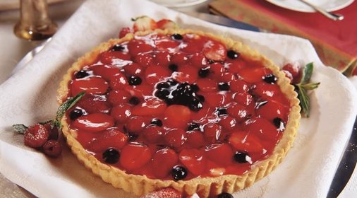 Летний песочный торт